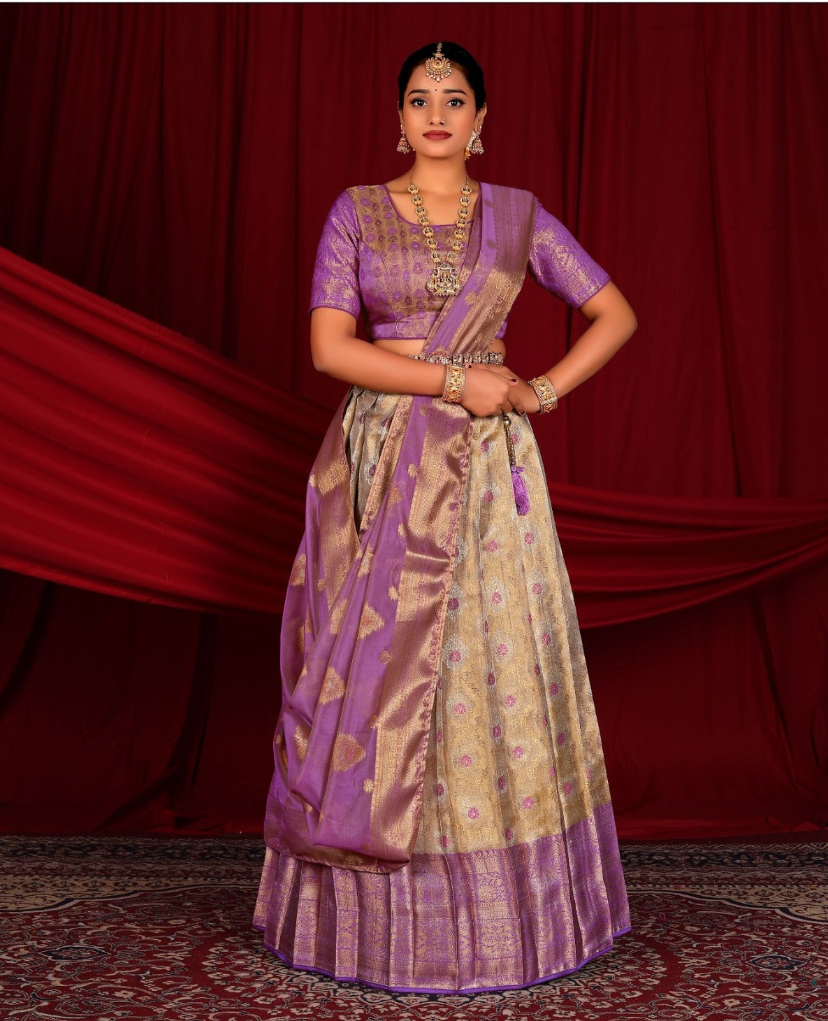 New Semi Stitiched Lehenga Choli