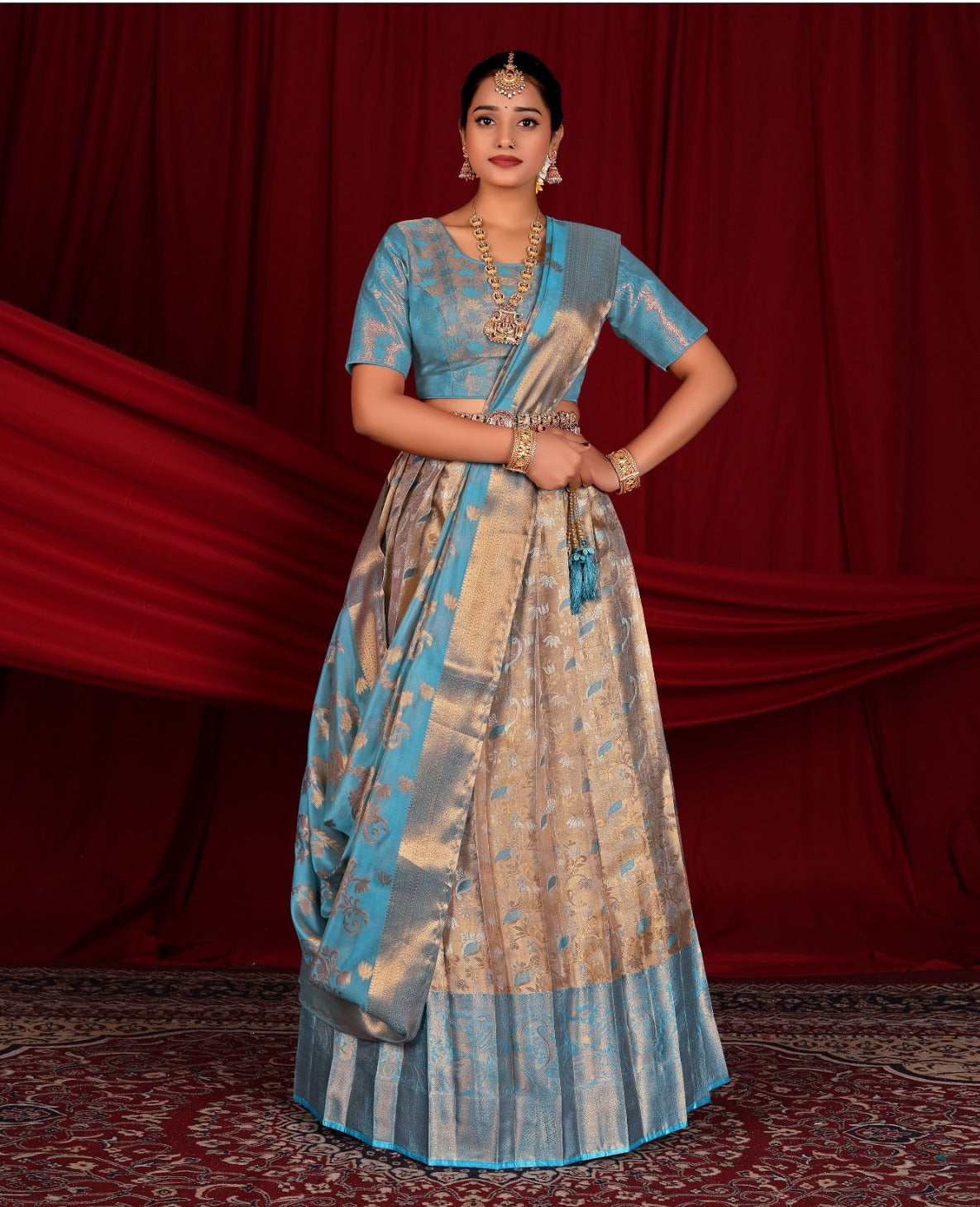 New Semi Stitiched Lehenga Choli