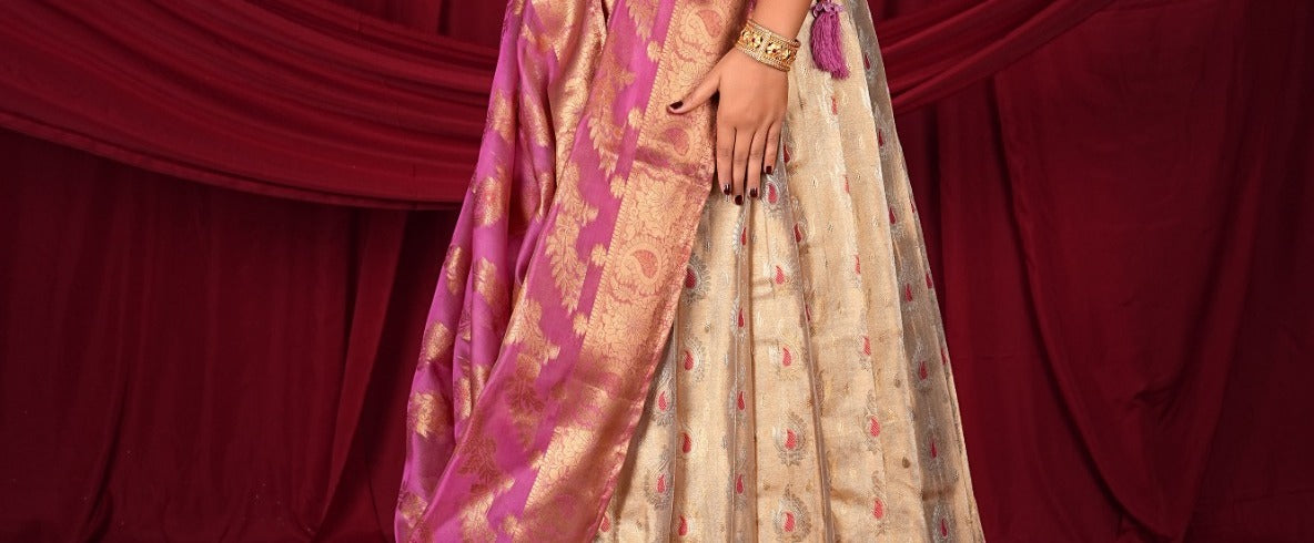 New Semi Stitiched Lehenga Choli