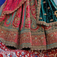 New Semi Stitiched Velvet Bridal Lehenga Choli