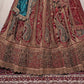 New Semi Stitiched Velvet Bridal Lehenga Choli