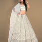 New Semi Stitiched Netted Lehenga Choli