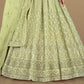 New Semi Stitiched Netted Lehenga Choli