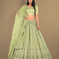 New Semi Stitiched Netted Lehenga Choli