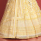 New Semi Stitiched Netted Lehenga Choli