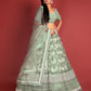 New Semi Stitiched Netted Lehenga Choli