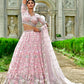 New Semi Stitiched Netted Lehenga Choli