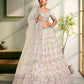 New Semi Stitiched Netted Lehenga Choli