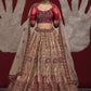 New Semi Stitiched Velvet Bridal Lehenga Choli