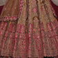 New Semi Stitiched Velvet Bridal Lehenga Choli