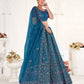 New Semi Stitiched Netted Lehenga Choli