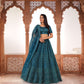 New Semi Stitiched Netted Lehenga Cholia