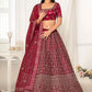 New Semi Stitiched Netted Lehenga Choli