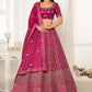 New Semi Stitiched Netted Lehenga Choli