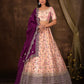 New Semi Stitiched Netted Lehenga Choli