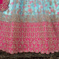 New Semi Stitiched Netted Lehenga Choli