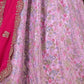 New Semi Stitiched Netted Lehenga Choli