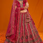 New Semi Stitiched Velvet Bridal Lehenga Choli