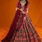 New Semi Stitiched Velvet Bridal Lehenga Choli