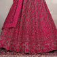 New Semi Stitiched Netted Lehenga Choli