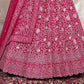 New Semi Stitiched Netted Lehenga Choli