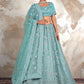 New Semi Stitiched Netted Lehenga Choli