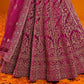 New Semi Stitiched Velvet Bridal Lehenga Choli