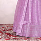 New Semi Stitiched Netted Lehenga Choli