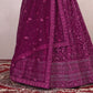 New Semi Stitiched Netted Lehenga Choli