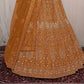 New Semi Stitiched Netted Lehenga Choli