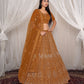 New Semi Stitiched Netted Lehenga Choli