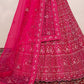 New Semi Stitiched Netted Lehenga Choli