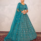 New Semi Stitiched Netted Lehenga Choli