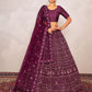 New Semi Stitiched Netted Lehenga Choli