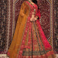 New Semi Stitiched Netted Lehenga Choli