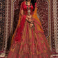 New Semi Stitiched Netted Lehenga Choli