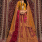 New Semi Stitiched Netted Lehenga Choli