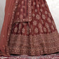 New Semi Stitiched Netted Lehenga Choli