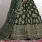 New Semi Stitiched Netted Lehenga Choli