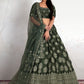 New Semi Stitiched Netted Lehenga Choli