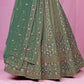 New Semi Stitiched Netted Lehenga Choli