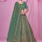 New Semi Stitiched Netted Lehenga Choli