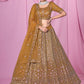 New Semi Stitiched Netted Lehenga Choli