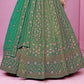 New Semi Stitiched Netted Lehenga Choli