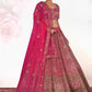 New Semi Stitiched Netted Lehenga Choli