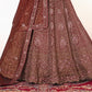 New Semi Stitiched Netted Lehenga Choli