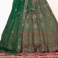 New Semi Stitiched Netted Lehenga Choli