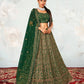 New Semi Stitiched Netted Lehenga Choli