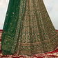 New Semi Stitiched Netted Lehenga Choli