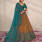 New Semi Stitiched Netted Lehenga Choli